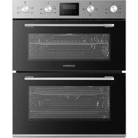 KENWOOD KBUDOX21 Electric Built-under Double Oven - Black & Stainless Steel, Stainless Steel