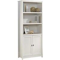 TEKNIK Shaker Style Bookcase With Doors - Soft White