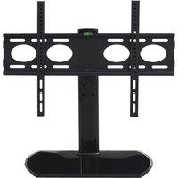 TTAP PED44S Swivel Tabletop TV Stand with Bracket - Black, Black