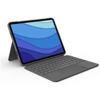 LOGITECH Combo Touch iPad Pro 11 Keyboard Folio Case - Grey, Silver/Grey