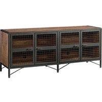 TEKNIK Boulevard Cafe 1780 mm TV Stand - Vintage Oak & Black, Black,Brown