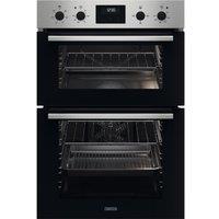 ZANUSSI FanCook ZKHNL3X1 Electric Double Oven - Stainless Steel, Stainless Steel