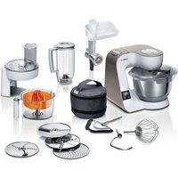 BOSCH Creationline 8 in 1 Stand Mixer MUM5XW40G - Champagne, Cream,White