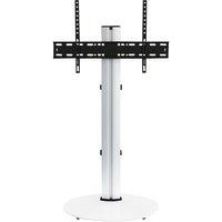 AVF Eno FSL590ENSW 600 mm TV Stand with Bracket - Silver & White, Silver/Grey,White