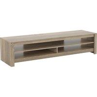 Avf Calibre CA180RGO 1800 mm TV Stand - Rustic Sawn Oak, Silver/Grey,Brown