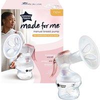 TOMMEE TIPPEE Made for Me Single Manual Breast Pump - White & Purple