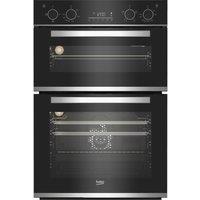 BEKO Pro RecycledNet BBXDF25300X Electric Double Oven - Stainless Steel, Stainless Steel