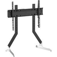 AVF QB600S 537 mm TV Stand with Bracket - Black & Silver, Silver/Grey,Black