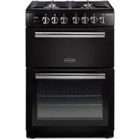 RANGEMASTER Professional Plus PROPL60DFFBL/C 60 cm Dual Fuel Cooker - Black & Chrome, Black