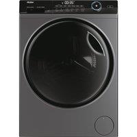 HAIER I-Pro Series 5 HW90-B14959S8U1 WiFi-enabled 9 kg 1400 rpm Washing Machine - Anthracite, Silver/Grey