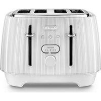 DELONGHI Ballerina CTD4003.W 4-Slice Toaster - White