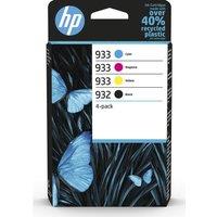 HP 932 & 933 Original Cyan, Magenta, Yellow & Black Ink Cartridges - Multipack, Black,Cyan,Yellow,Magenta