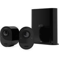 ARLO Ultra 2 4K Ultra HD WiFi Security Camera System - 2 Cameras, Black, Black