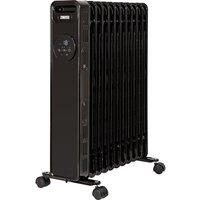 ZANUSSI ZOFR5005B Portable Oil-Filled Radiator - Black, Black