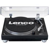 LENCO L-3809 Direct Drive Turntable - Black, Black