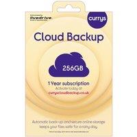 CURRYS Cloud Backup for Tablets & Mobiles - 256 GB, 1 year