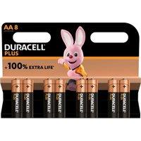 DURACELL Plus AA Alkaline Batteries - Pack of 8