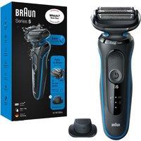 BRAUN Series 5 50-B1200s Wet & Dry Foil Shaver - Black, Blue,Black