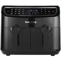 SALTER CUR4692BLK Dual Cook Pro Air Fryer ? Black, Black