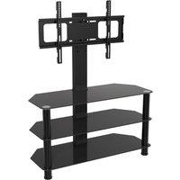 AVF SDCL900BB 900 mm TV Stand with Bracket - Black, Black