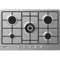 CANDY CHW74WX 75 cm Gas Hob - Silver, Silver/Grey