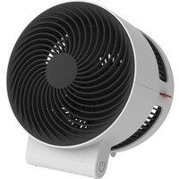 BONECO Air Shower F100 6" Desk Fan - White & Black, White,Black