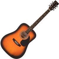 ENCORE EW100SB Acoustic Guitar - Sunburst, Brown,Orange