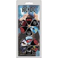 PERRIS AC/DC Guitar Pick Variety Pack - Set of 12, Patterned