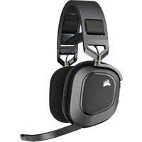 CORSAIR HS80 RGB Wireless Gaming Headset - Black, Black