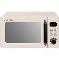 RUSSELL HOBBS Stylevia RHM2026C Compact Solo Microwave - Cream, Cream