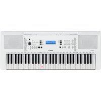 Yamaha EZ-300 Electronic Keyboard - Silver White, Silver/Grey,White