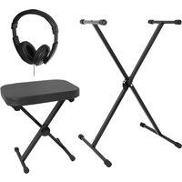 Axus RMKAP01 Electronic Keyboard Accessory Bundle, Black