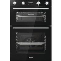 HISENSE BID95211BGUK Electric Double Oven - Black, Black