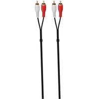 LOGIK L15RCA223 2x RCA Cable - 1.5 m, Black