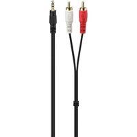 LOGIK L35RCA23 RCA to 3.5 mm Audio Cable - 1.5 m, Black