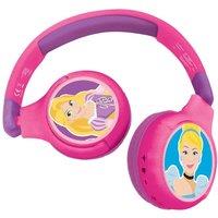 LEXIBOOK HPBT010DP Wireless Bluetooth Kids Headphones - Disney Princess, Pink