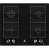 HOOVER HVG6K3B 60 cm Gas Hob - Black, Black