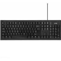 LOGIK LFSWDKB23 Keyboard - Black, Black