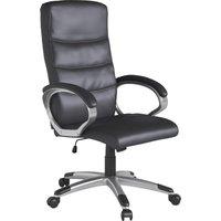 ALPHASON Hampton Leather Tilting Executive Chair - Black