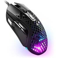 STEELSERIES Aerox 5 RGB Optical Gaming Mouse, Black