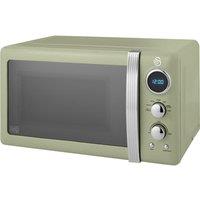 SWAN Retro SM22030LGN Solo Microwave - Green, Green