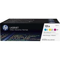 HP 131A Cyan, Magenta & Yellow Ink Cartridges - Multipack, Yellow,Magenta,Cyan