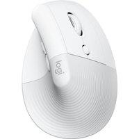 LOGITECH Lift Vertical Ergonomic Optical Mouse - White, White