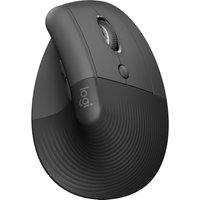 LOGITECH Lift Vertical Ergonomic Optical Mouse - Graphite, Black,Silver/Grey