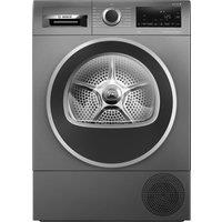 BOSCH Serie 6 WQG245R9GB 9 kg Heat Pump Tumble Dryer - Grey, Silver/Grey
