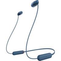 SONY WI-C100 Wireless Bluetooth Earphones - Blue, Blue