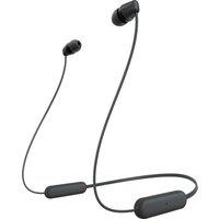 SONY WI-C100 Wireless Bluetooth Earphones - Black, Black