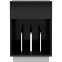 ALPHASON Element ATTS1301 Turntable Stand - Black, Black