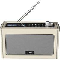 I-BOX Epoca Portable DAB? Retro Bluetooth Radio - Grey & Cream, Silver/Grey,Cream