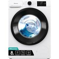 HISENSE Coreu0026tradeLine WFGC801439VM 8 kg 1400 Spin Washing Machine - White, White